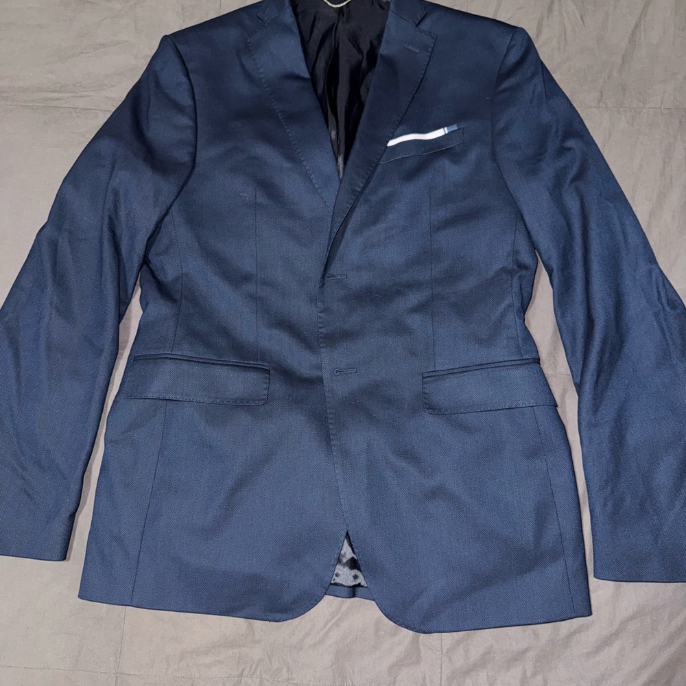 Zara Blue Sport Coat Modern Cut